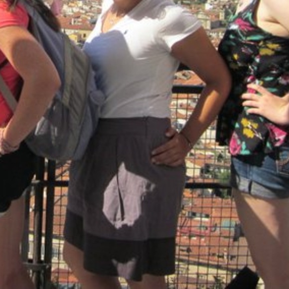 Color Block Pleated Skirt - Picture 6 of 6